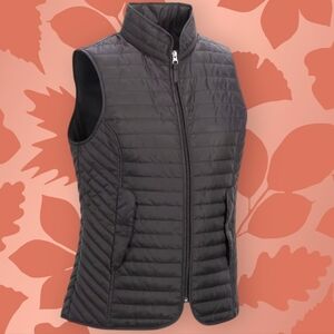 Fouganza Sleeveless Down Riding Black Jacket Veste: Size M